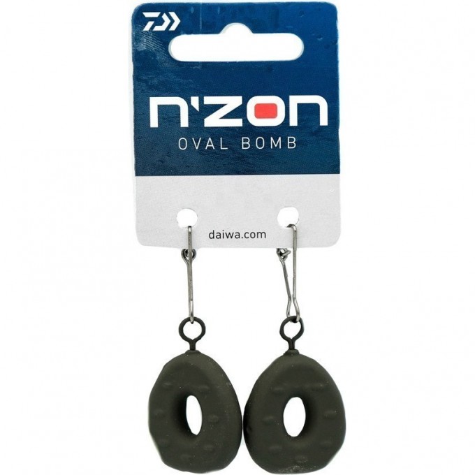 Груз DAIWA N´ZON Oval Bomb 40г 2шт 13368-040 Груз DAIWA N´ZON Oval Bomb 40г 2шт 13368-040