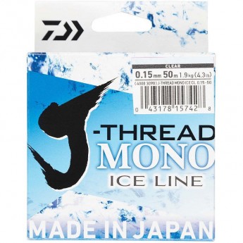 Леска DAIWA J-Thread Mono Ice Line 50м 0.24мм (прозрачная)