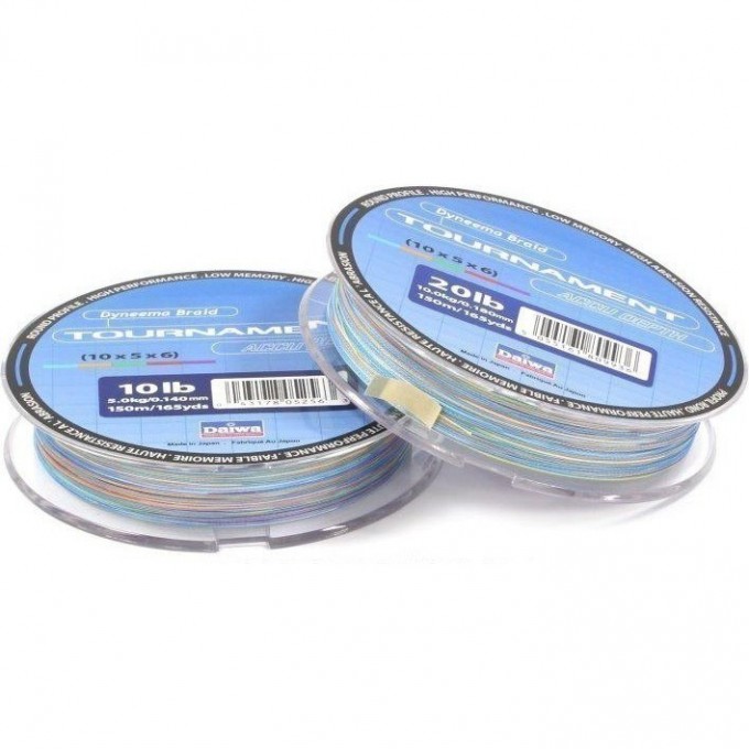 Плетеная леска DAIWA Tournament Accu dept / TN AC - 15 Lb (150м) (многоцветная) 5055161809929 Плетеная леска DAIWA Tournament Accu dept / TN AC - 15 Lb (150м) (многоцветная) 5055161809929