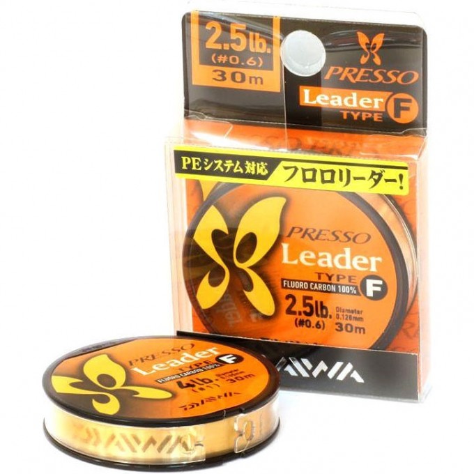 Поводковый материал DAIWA Presso Leader F 6 30м 04625606 Поводковый материал DAIWA Presso Leader F 6 30м 04625606