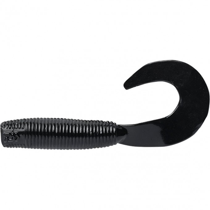 Приманка DAIWA Bait Junkie 2.5" Grub Black Uv 043178612156 Приманка DAIWA Bait Junkie 2.5" Grub Black Uv 043178612156