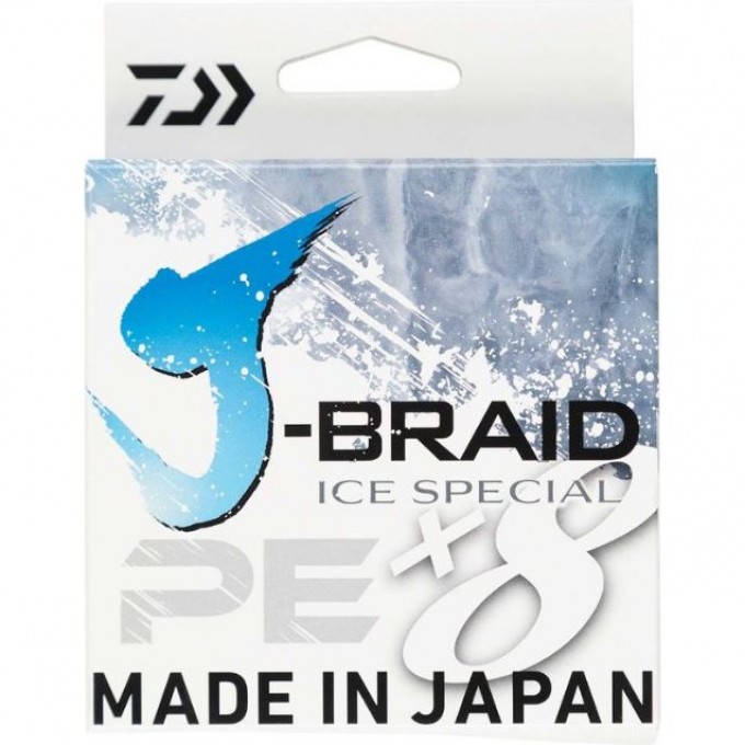 Шнур DAIWA J-Braid Ice Special x8E 0.06mm-50m Island Blue 40003067 Шнур DAIWA J-Braid Ice Special x8E 0.06mm-50m Island Blue 40003067