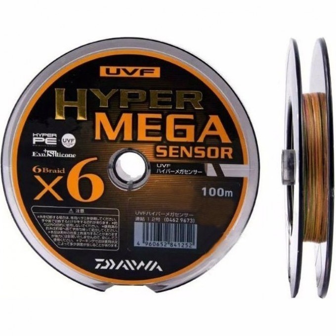 Шнур DAIWA UVF Hyper mega sensor 100м 0,8 14629671 Шнур DAIWA UVF Hyper mega sensor 100м 0,8 14629671