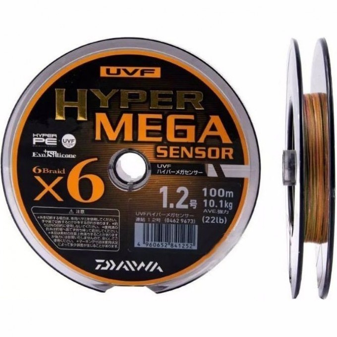 Шнур DAIWA UVF Hyper mega sensor 100м 1,0 14629672 Шнур DAIWA UVF Hyper mega sensor 100м 1,0 14629672