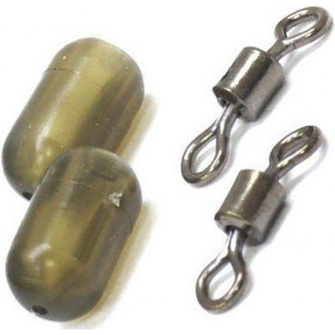 Вертлюжок DAIWA N'ZON Swivel and Stop Bead L 13317-008 Вертлюжок DAIWA N'ZON Swivel and Stop Bead L 13317-008